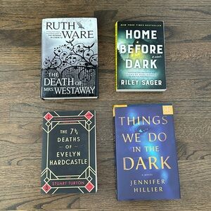 Things We Do In the Dark, Home Before Dark, 7 1/2 Deaths, Death of Mrs Westaway